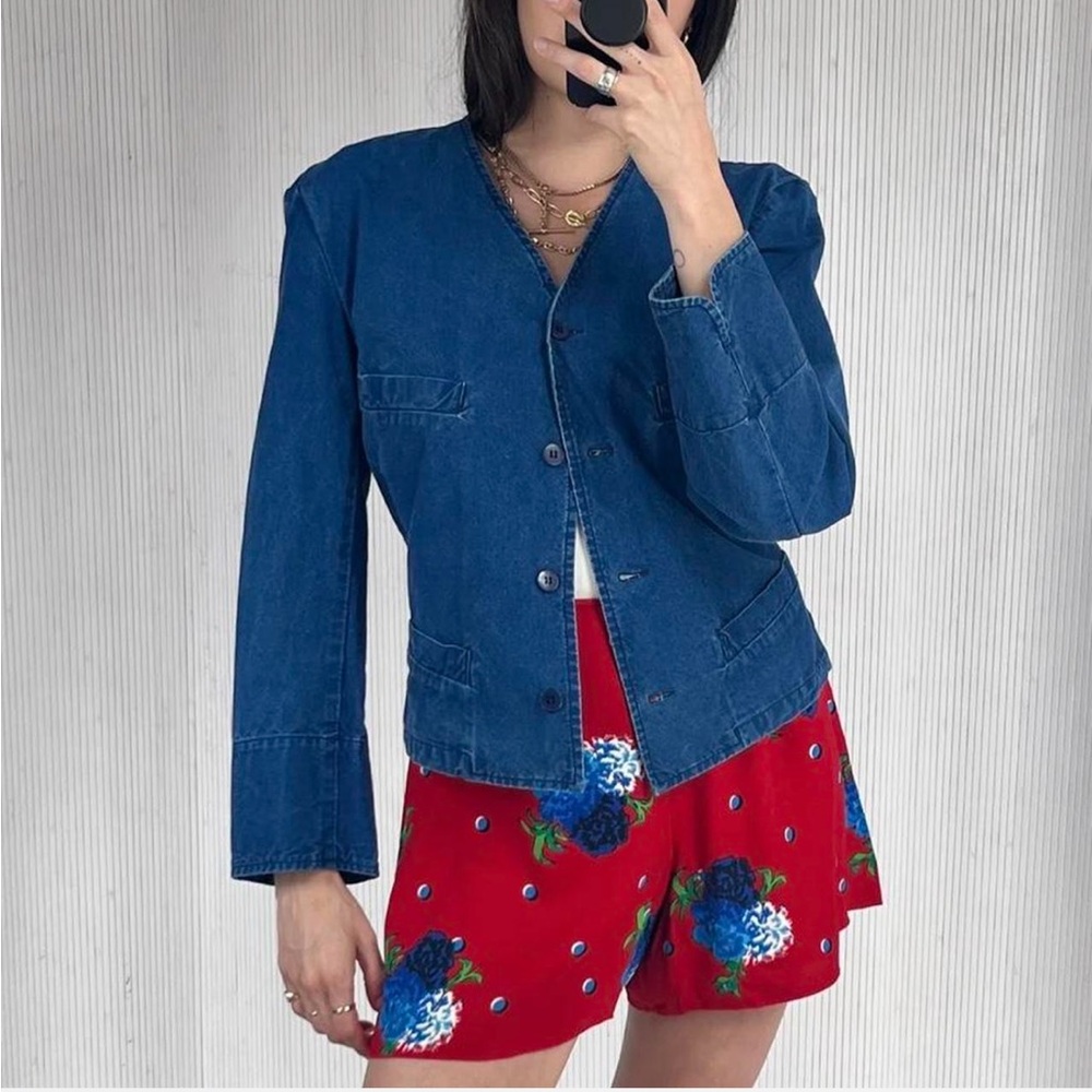Vintage Agnes B indigo jacket